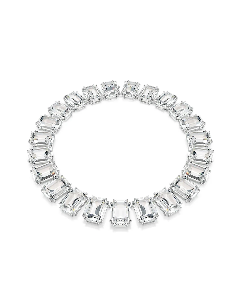 Swarovski Millenia Rhodium Plated Tennis Necklace