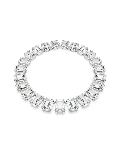 Swarovski Millenia Rhodium Plated Tennis Necklace