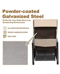 Mondawe Adjustable Patio Recliner Chair Lounge Chairs