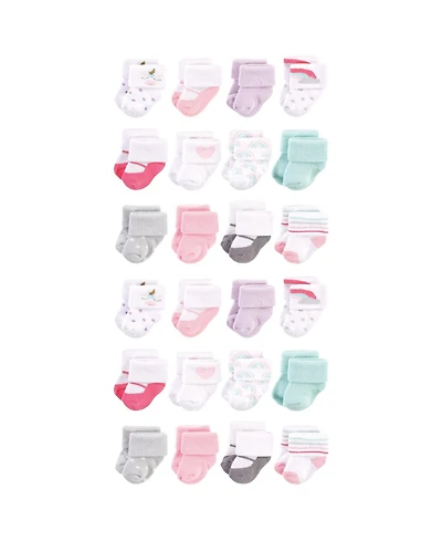 Hudson Baby Baby Boys Hudson 24Pk Terry Socks