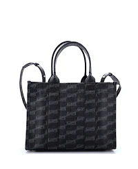 Pre-Owned Balenciaga Small Hardware Tote Bb Monogram Coated Canvas