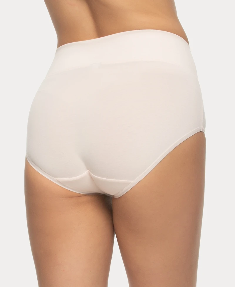 Felina Women's 3-Pack Pima Cotton Control Brief Panty