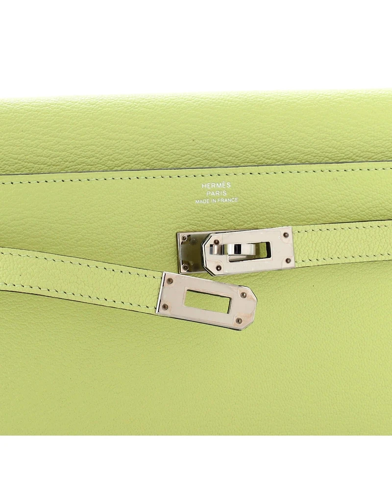 Pre-Owned HERMES Kelly To Go Wallet Chevre Mysore