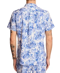 Paisley & Gray Men's Gilby Floral Swim Shirt