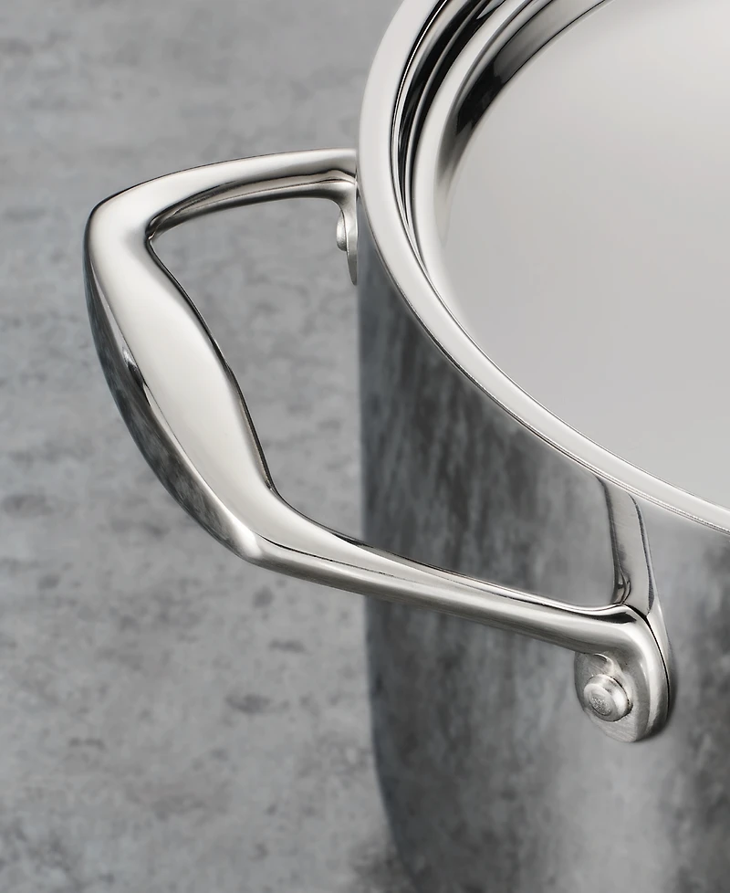 Tramontina Signature 6-Quart Tri-Ply Clad Stainless Steel Saute Pan with Lid