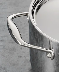 Tramontina Signature 6-Quart Tri-Ply Clad Stainless Steel Saute Pan with Lid