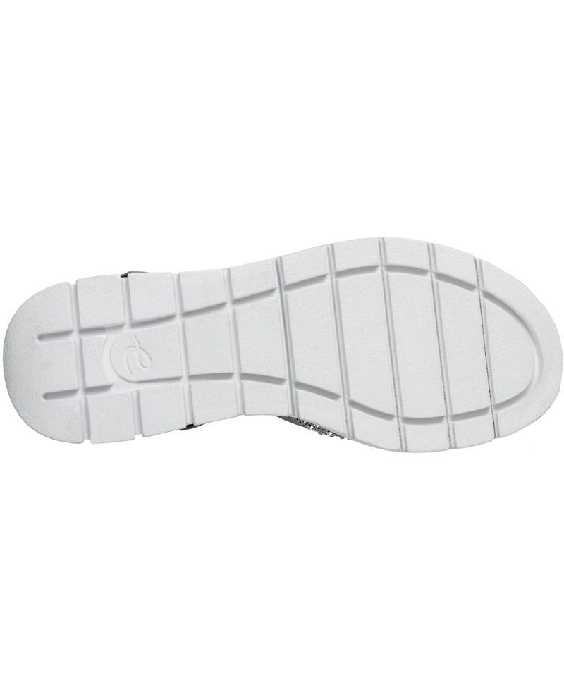 Easy Spirit Women's Jaela Embellished eFlex Flat Sandals