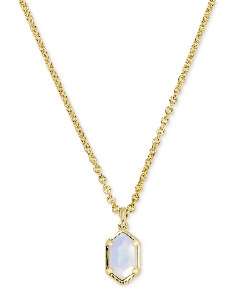 Kendra Scott 14k Gold-Plated Hallie Short 18" Pendant Necklace
