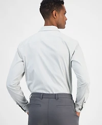 Alfani Men's Round Medallion Print Dress Shirt, Exclusively at Macy's