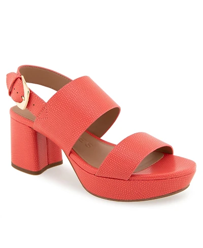 Aerosoles Women's Camilia Round Toe Platform Sandals