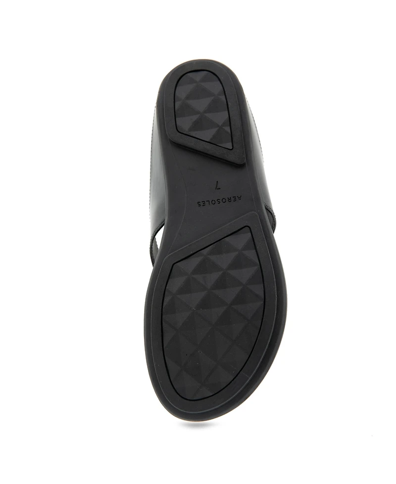 Aerosoles Women's Fisher Round Toe Thong Sandals