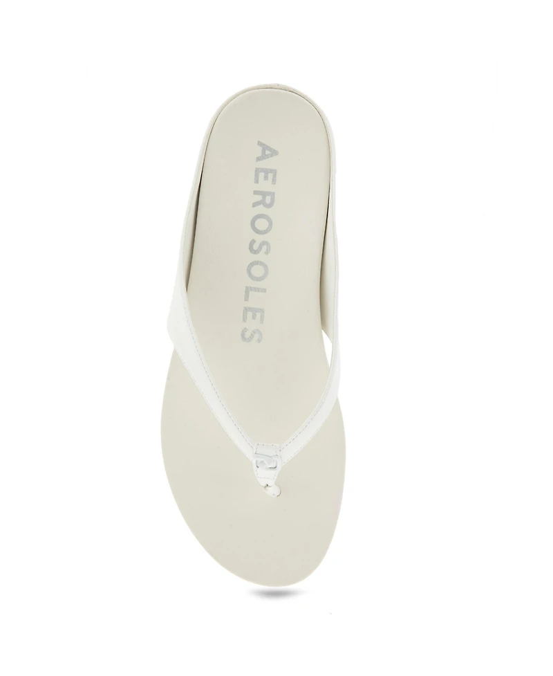 Aerosoles Women's Fisher Round Toe Thong Sandals