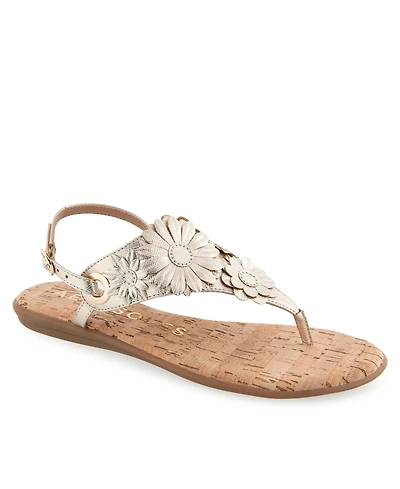 Aerosoles Women's Connie Round Toe Flat Sandals