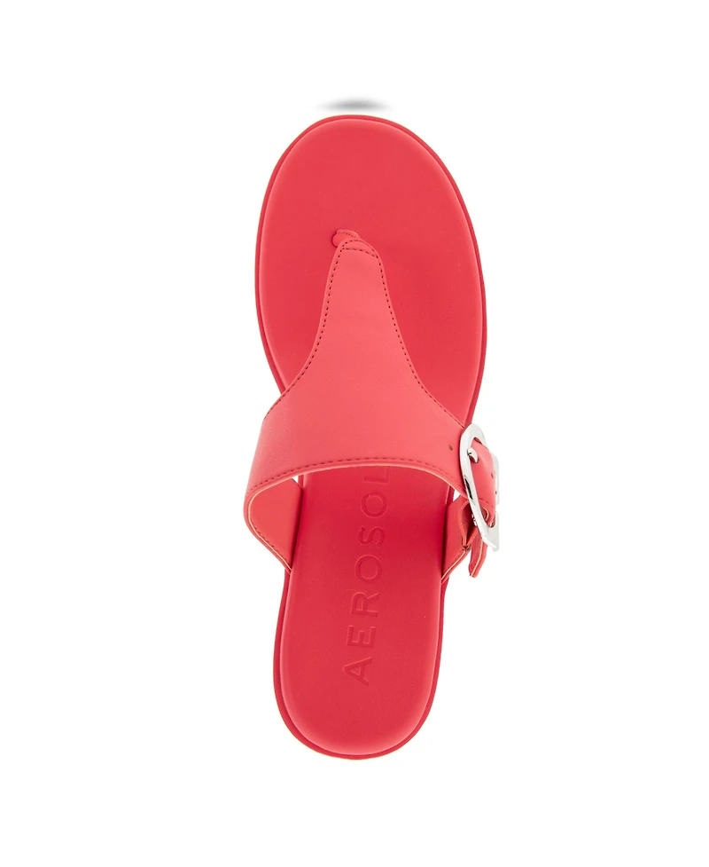 Aerosoles Women's Izola Round Toe Wedge Sandals