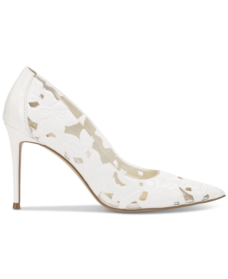 Jessica Simpson Women's Erinia Cutout Floral Pumps