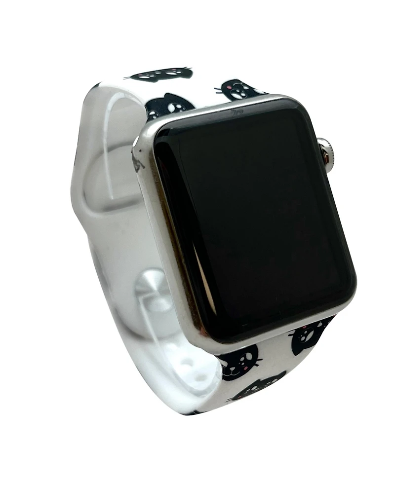 Olivia Pratt Cat Printed Silicone Apple Watch Bands