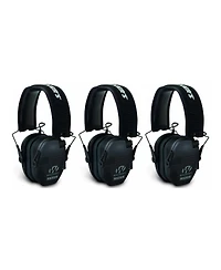 Walker's Razor Slim Electronic Shooting Muffs 3-Pack, Black