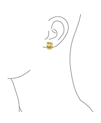 Bling Jewelry Fashion Rope Cable Love Knot Clip-On Earrings Silver Gold Tone Plated For Non-Pierced Ears