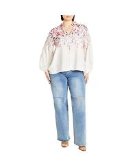 Plus Size Keyla Print Shirt