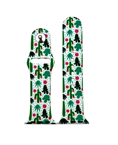 Olivia Pratt Cactus Printed Silicone Apple Watch Bands