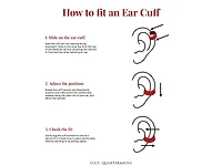 Art Deco Ear Cuff Earring