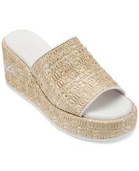 Karl Lagerfeld Paris Women's Calvina Slide Wedge Sandals