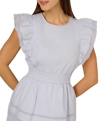 Adrianna by Adrianna Papell Women's Cotton Tiered Mini Dress