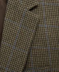 Mango Men's Slim-Fit Wool Houndstooth Blazer