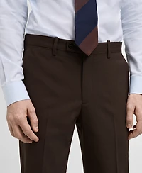 Mango Men's Slim-Fit Wool Suit Pants