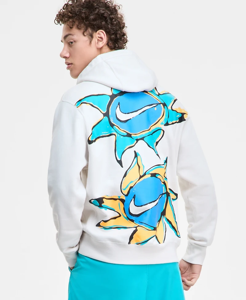 Men's Club Fleece Pull-Over Logo Hoodie