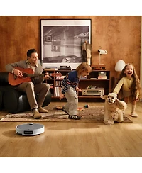 Roborock Saros 10 Robot Vacuum and Mop, 3.14 inches Ultra Thin Design, Auto Mop Detachment, 0% Hair Tangling, 22,000 Pa Suction Power and 10-in-1 Dock