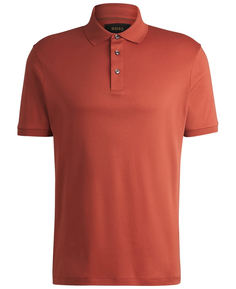 Boss by Hugo Men's Mercerized Cotton Regular-Fit Polo Shirt