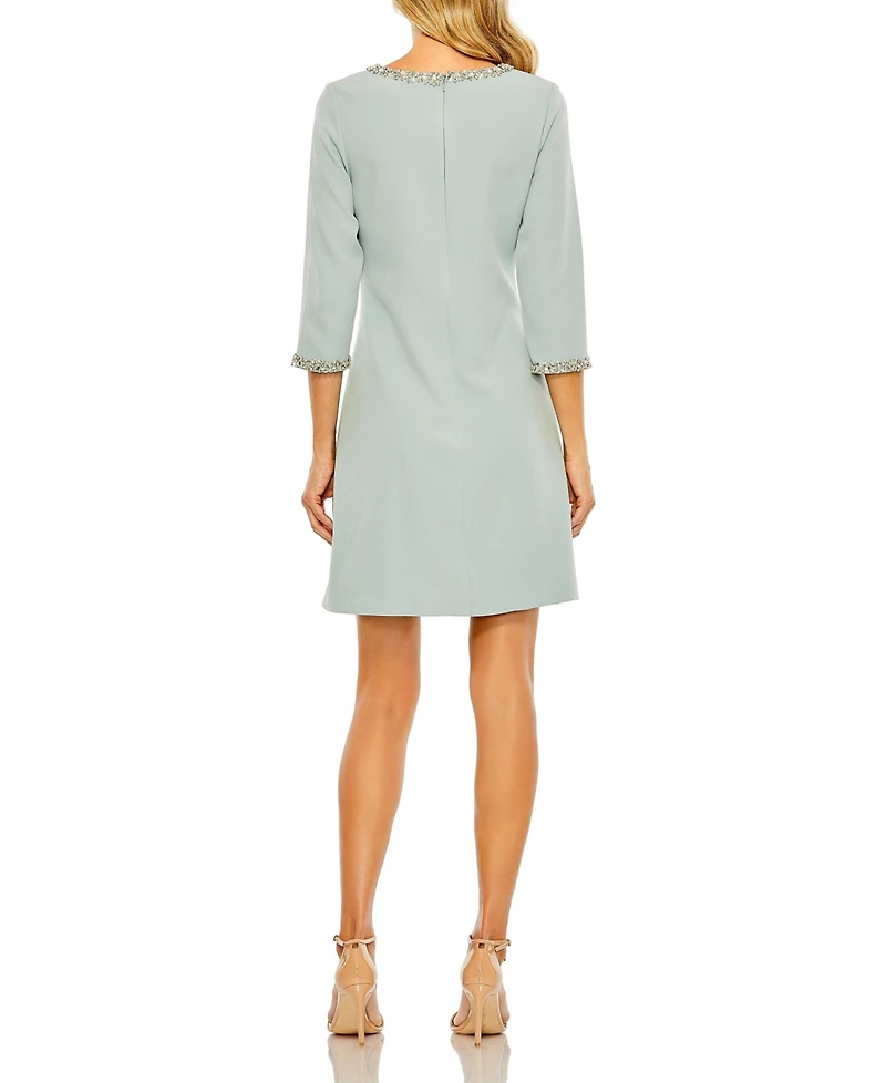 Mac Duggal Women's A-Line Embellished Cocktail Dress