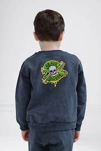 Monster Jam Toddler Boys Grave Digger Fleece Sweatshirt and Jogger Pants Outfit Set