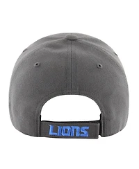 '47 Brand Men's Charcoal Detroit Lions Mvp Adjustable Hat