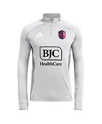 Adidas Men's Silver St. Louis City Sc 2025 Quarter-Zip Long Sleeve Training Top