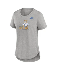 Nike Women's Heather Gray Ucla Bruins Legacy Tri-Blend T-Shirt