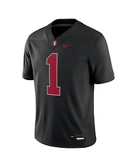 Nike Men's 1 Black Stanford Cardinal Alternate Game Jersey