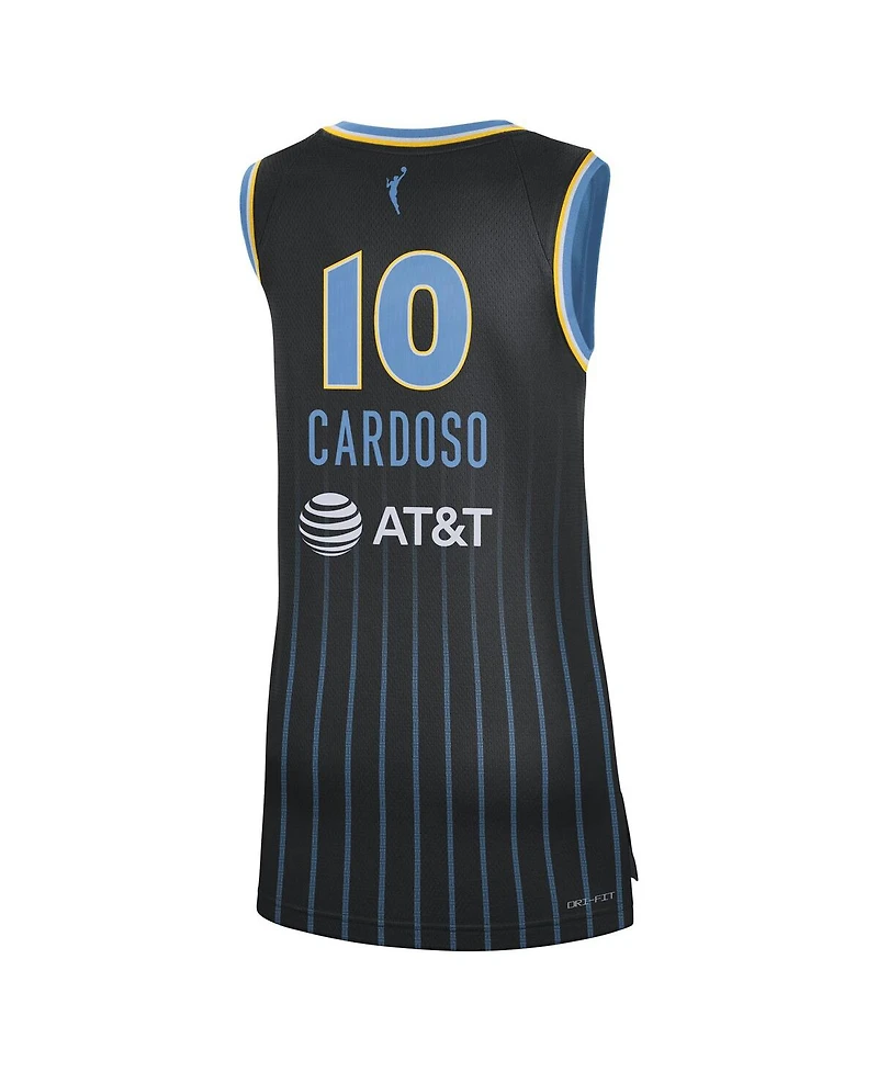 Nike Men's and Women's Kamilla Cardoso Black Chicago Sky 2024 Wnba Draft Explorer Jersey