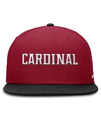 Nike Men's Cardinal/Black Stanford Cardinal Two-Tone Primetime Performance Fitted Hat