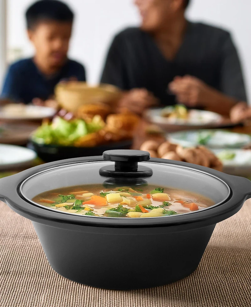 Elite Cuisine 6 Quart Diamond Series Slow Cooker