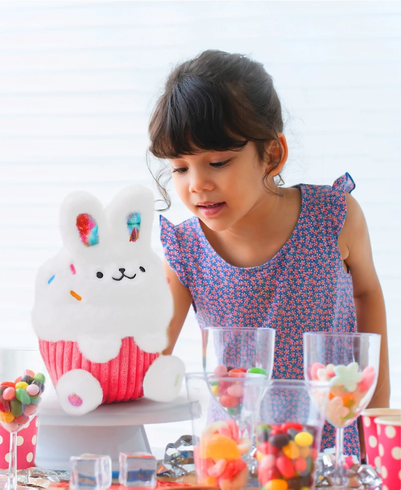 Geoffrey's Toy Box 10" Bunny Cupcake Plush