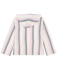 Roxy Big Girls Daydreamin Striped Terry Baja Hoodie