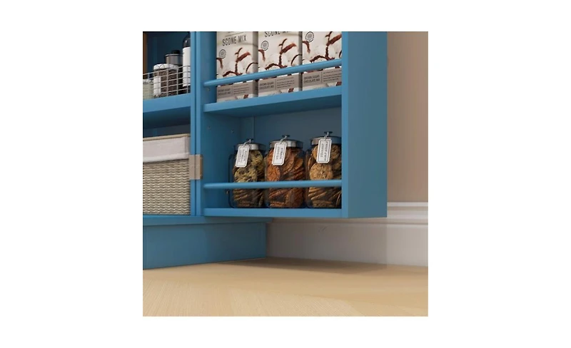 Kitchen Sideboard, Cabinet, and Island with Storage for Organized Functional Space