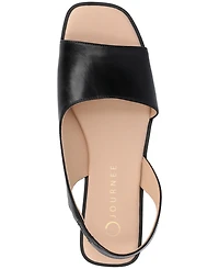 Journee Collection Women's Brinsley Slingback D'Orsay Flat Sandals