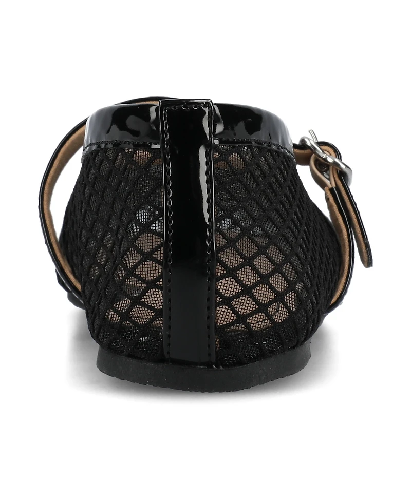 Journee Collection Women's Casha Mesh Mary Jane Flats