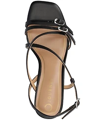 Journee Collection Women's Clinne Strappy Wedge Sandals