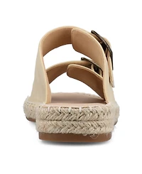 Journee Collection Women's Tresah Double Strap Espadrille Sandals