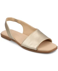 Journee Collection Women's Brinsley Slingback D'Orsay Flat Sandals