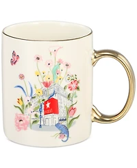 Macy's Flower Show Ceramic Gold-Trim Coffee Mug, Exclusively at Macy's